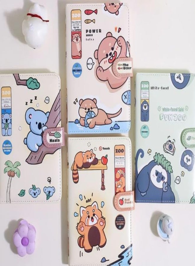 SWOPPERRY Diary for Kids -Journal Diary for Girls, Kawaii Diaries, Scrapbooking, Notepad for Students, Cute Stationery Items for Writing & Drawing (fun zoo) - Image 1